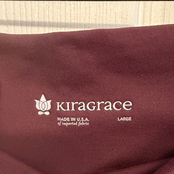 KiraGrace Burgandy Relaxed Trousers - Picture 3 of 4